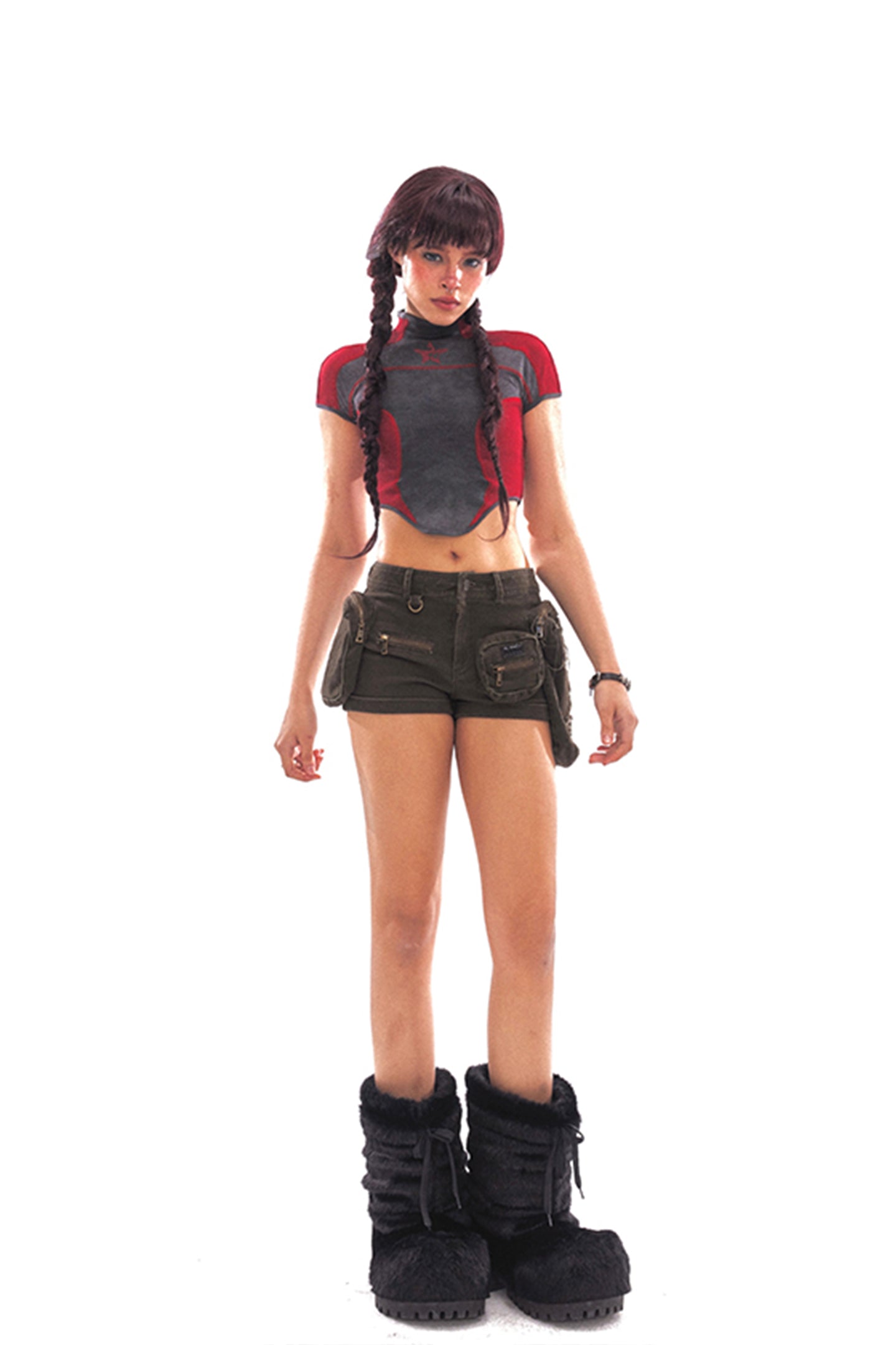 3D Pocket Washed Distressed Shorts - PSYLOS 1, 3D Pocket Washed Distressed Shorts, Shorts, NyDkyel, PSYLOS 1