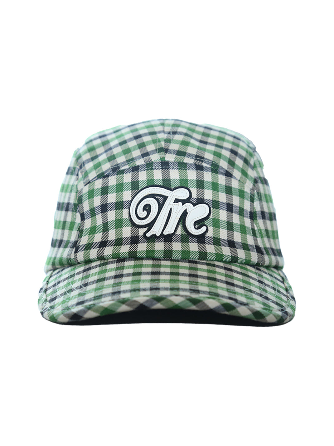 TREclub | Green Plaid Embroidered Five-Panel Cap - PSYLOS 1, TREclub | Green Plaid Embroidered Five-Panel Cap, cap, TREclub•JAPAN, PSYLOS 1