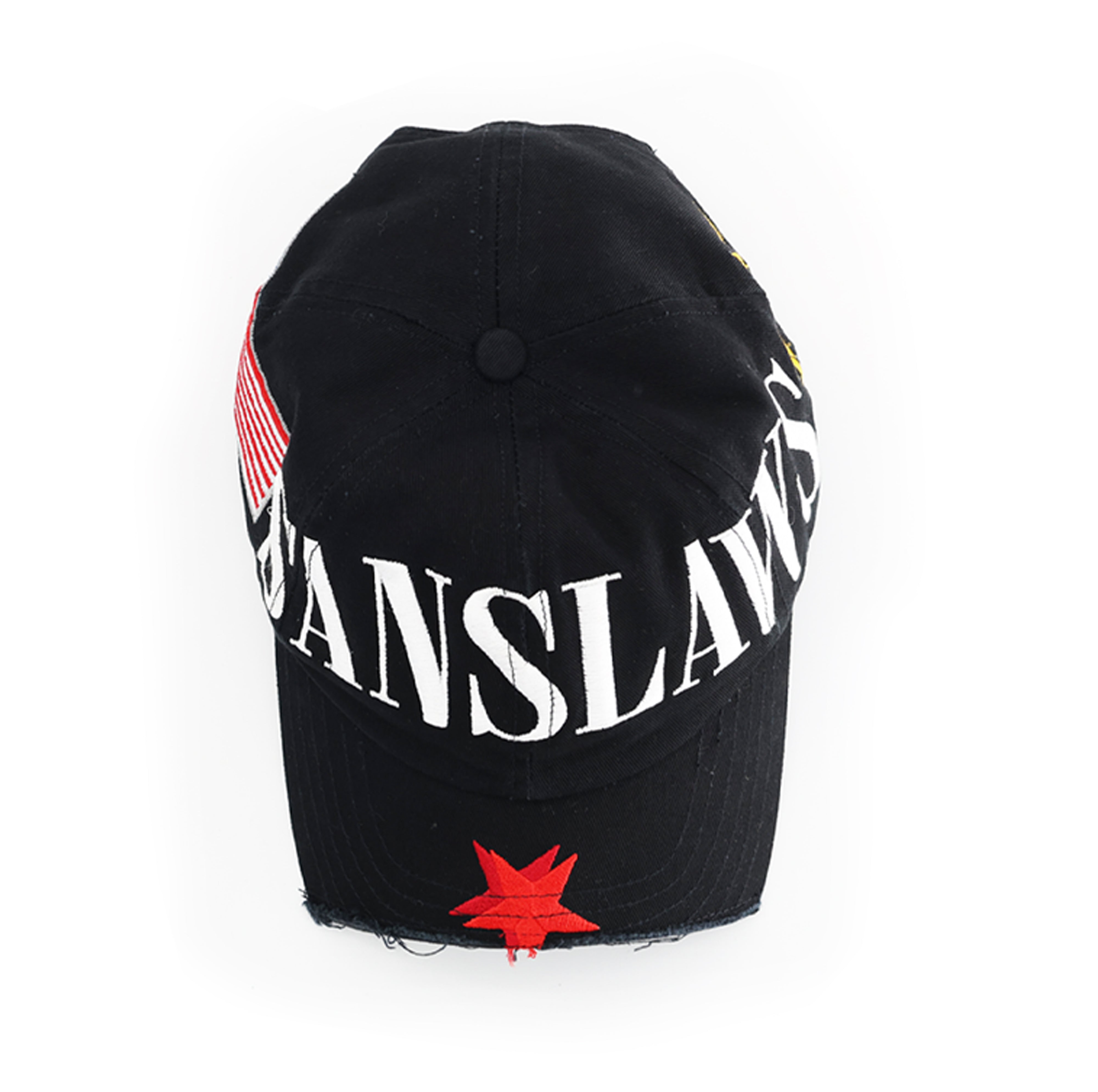 SANSLAWS丨Embroidered Washed Curved-brim Cap - PSYLOS 1, SANSLAWS丨Embroidered Washed Curved-brim Cap, cap, SANSLAWS, PSYLOS 1