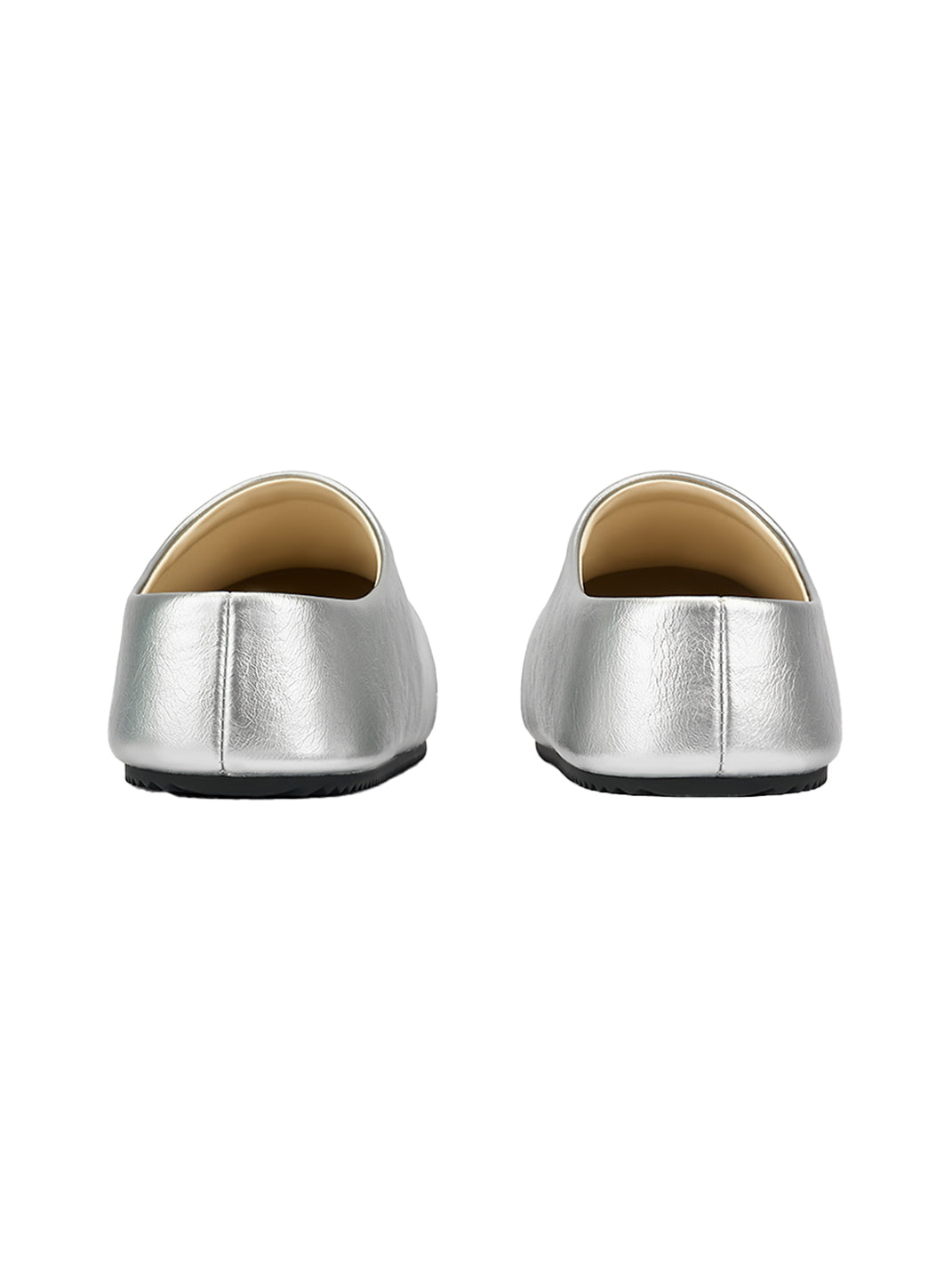 SMILEY | Chunky Slip-On Mule Sandals-Silver - PSYLOS 1, SMILEY | Chunky Slip-On Mule Sandals-Silver, Sandals, SMILEY•JAPAN, PSYLOS 1