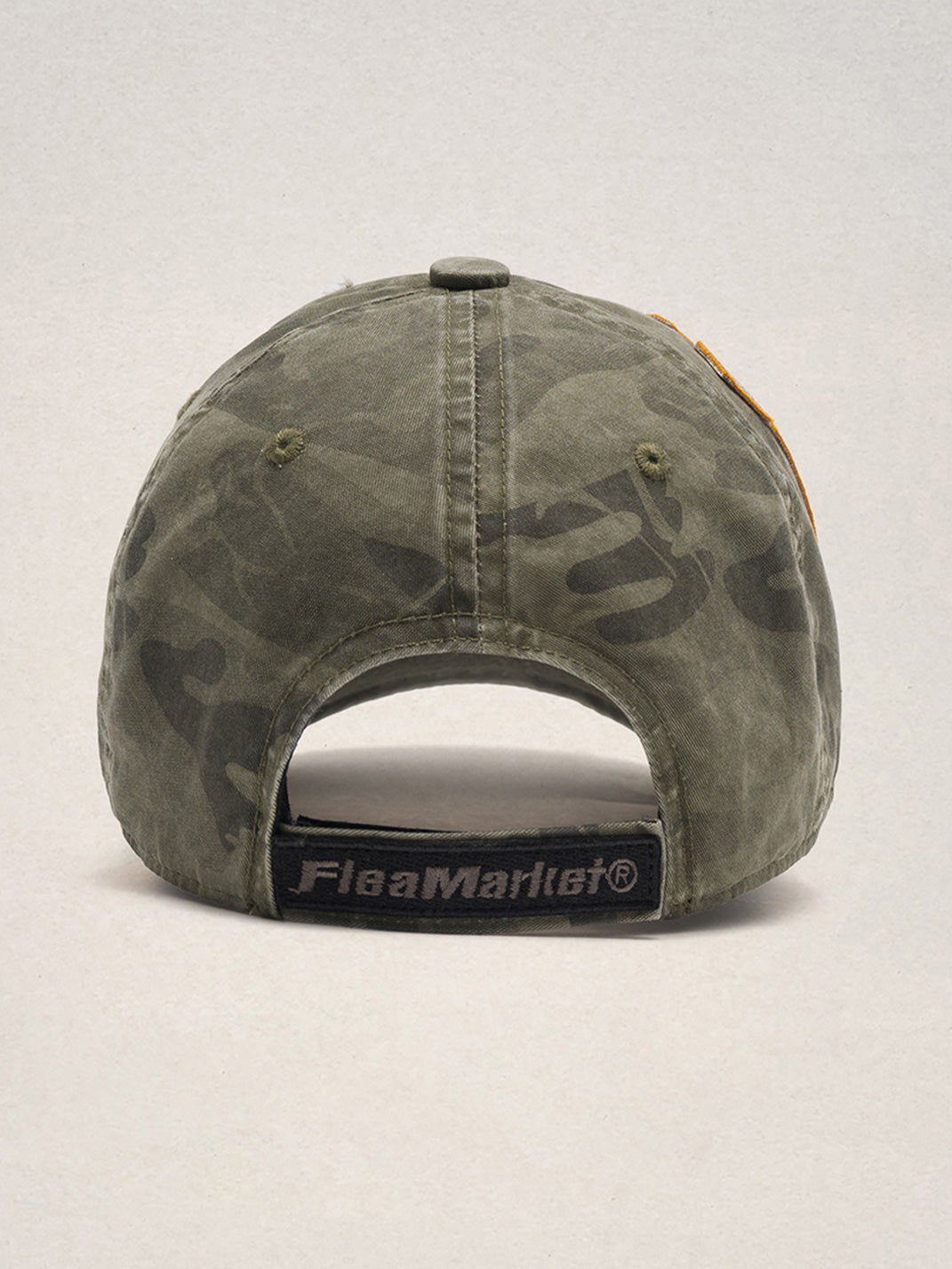 FLEAMARKET | Patchwork "M" Curved Brim Cap - PSYLOS 1, FLEAMARKET | Patchwork "M" Curved Brim Cap, Hats, FLEAMARKET, PSYLOS 1