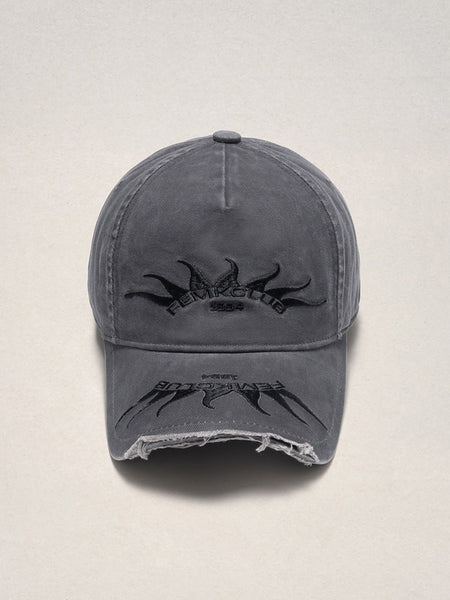 FLEAMARKET | 1994 Flamework Washed Curve Brim Cap - PSYLOS 1, FLEAMARKET | 1994 Flamework Washed Curve Brim Cap, Hats, FLEAMARKET, PSYLOS 1