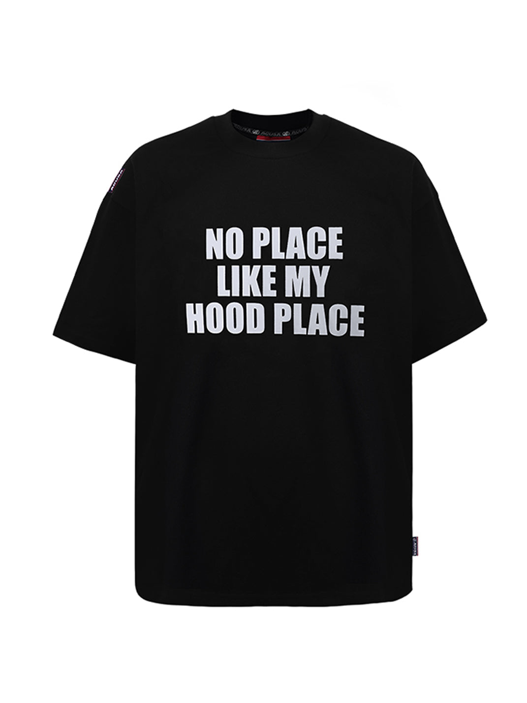 ACUSA | "NO PLACE LIKE MY HOOD PLACE" Oversized Cotton Tee - PSYLOS 1, ACUSA | "NO PLACE LIKE MY HOOD PLACE" Oversized Cotton Tee, Tops, ACUSA, PSYLOS 1