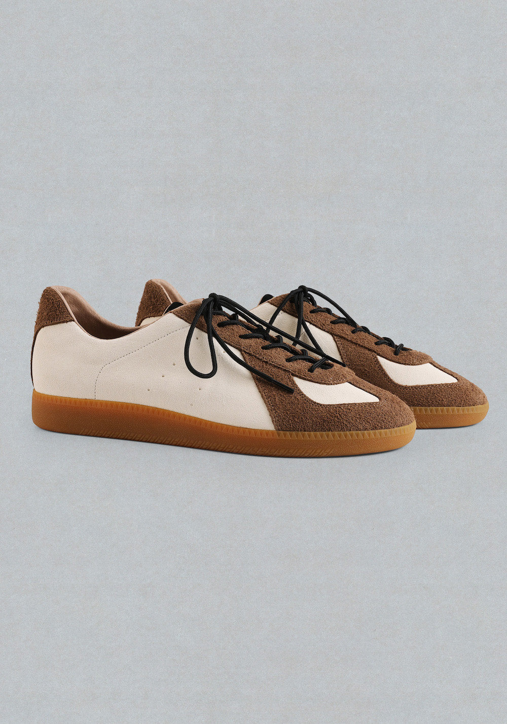 No Gi Retro Sneakers - Spring Edition(White&Brown) - PSYLOS 1, No Gi Retro Sneakers - Spring Edition(White&Brown), Shoes, PANE, PSYLOS 1