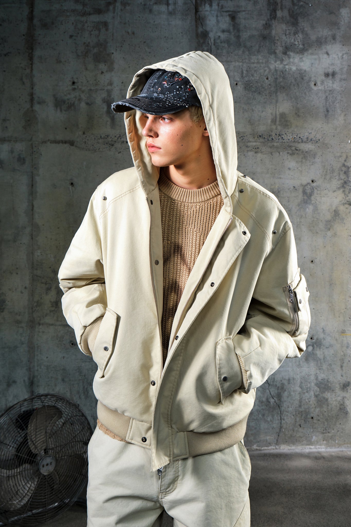 Hooded Loose Versatile Cotton Jacket