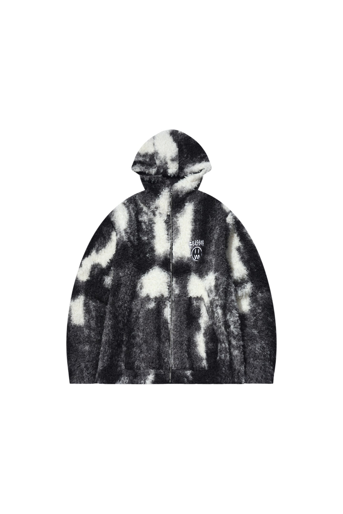 Ghost Face Embroidery Hooded Jacket