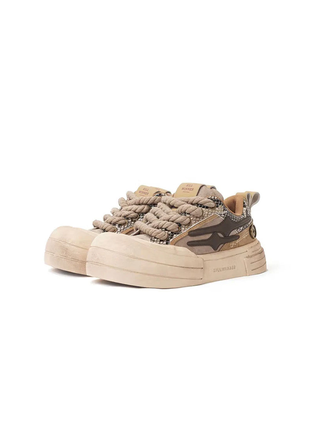 Smile Life Sneaker - Brown