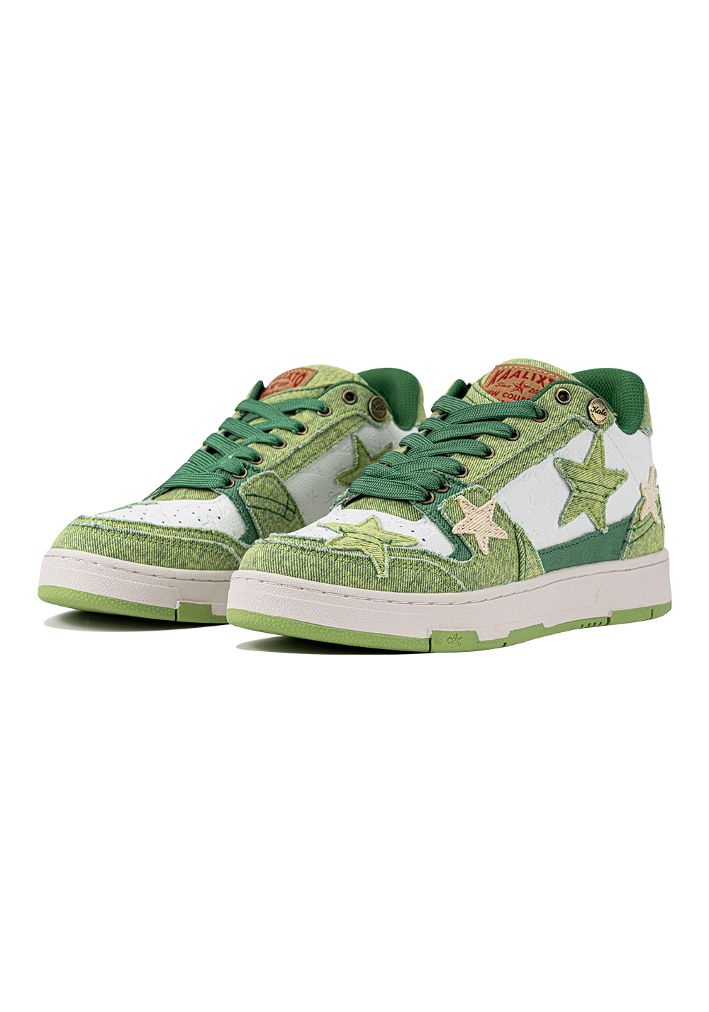 Retro Star Sneakers - Avocado - PSYLOS 1, Retro Star Sneakers - Avocado, Shoes, KAALIXTO, PSYLOS 1