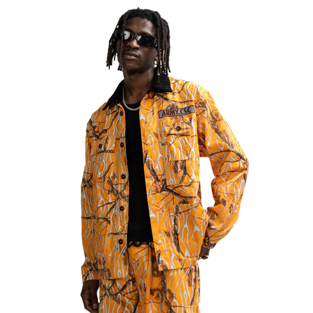 Fire Pattern Camouflage Combat Shirt - PSYLOS 1, Fire Pattern Camouflage Combat Shirt, Shirt, Burnin, PSYLOS 1
