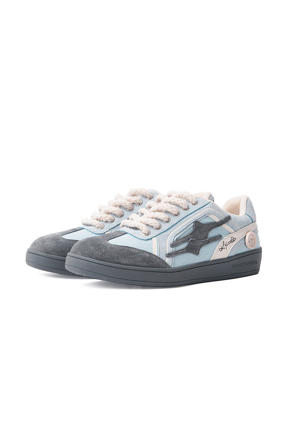 KILLWINNER丨Retro Training Sneaker-Grey Blue - PSYLOS 1, KILLWINNER丨Retro Training Sneaker-Grey Blue, Retro Trainers, KILLWINNER•JAPAN, PSYLOS 1
