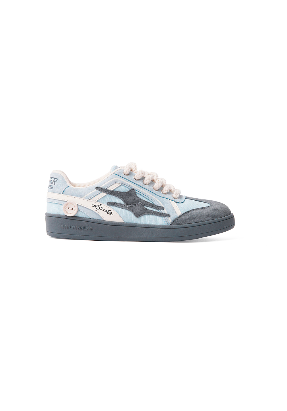 KILLWINNER丨Retro Training Sneaker-Grey Blue - PSYLOS 1, KILLWINNER丨Retro Training Sneaker-Grey Blue, Retro Trainers, KILLWINNER•JAPAN, PSYLOS 1