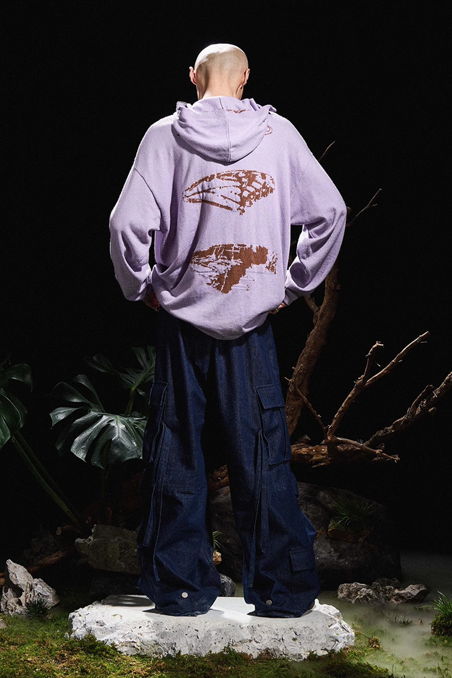 RELABEL丨Washed Silhouette Pleated Ribbon Jeans - PSYLOS 1, RELABEL丨Washed Silhouette Pleated Ribbon Jeans, Pants, RELABEL, PSYLOS 1