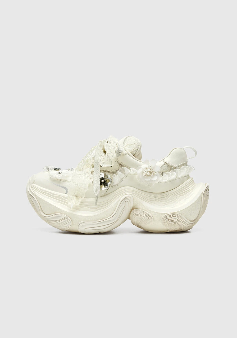 XMZY | Roman Holiday Dad Shoes-White - PSYLOS 1, XMZY | Roman Holiday Dad Shoes-White, Chunky Sneakers, XMZY•JAPAN, PSYLOS 1