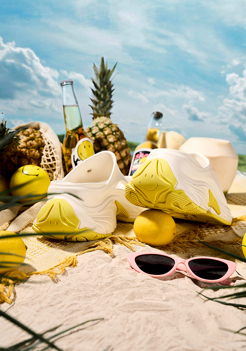 SMILEY丨Starfish Series Slippers-White - PSYLOS 1, SMILEY丨Starfish Series Slippers-White, Slippers, SMILEY•JAPAN, PSYLOS 1