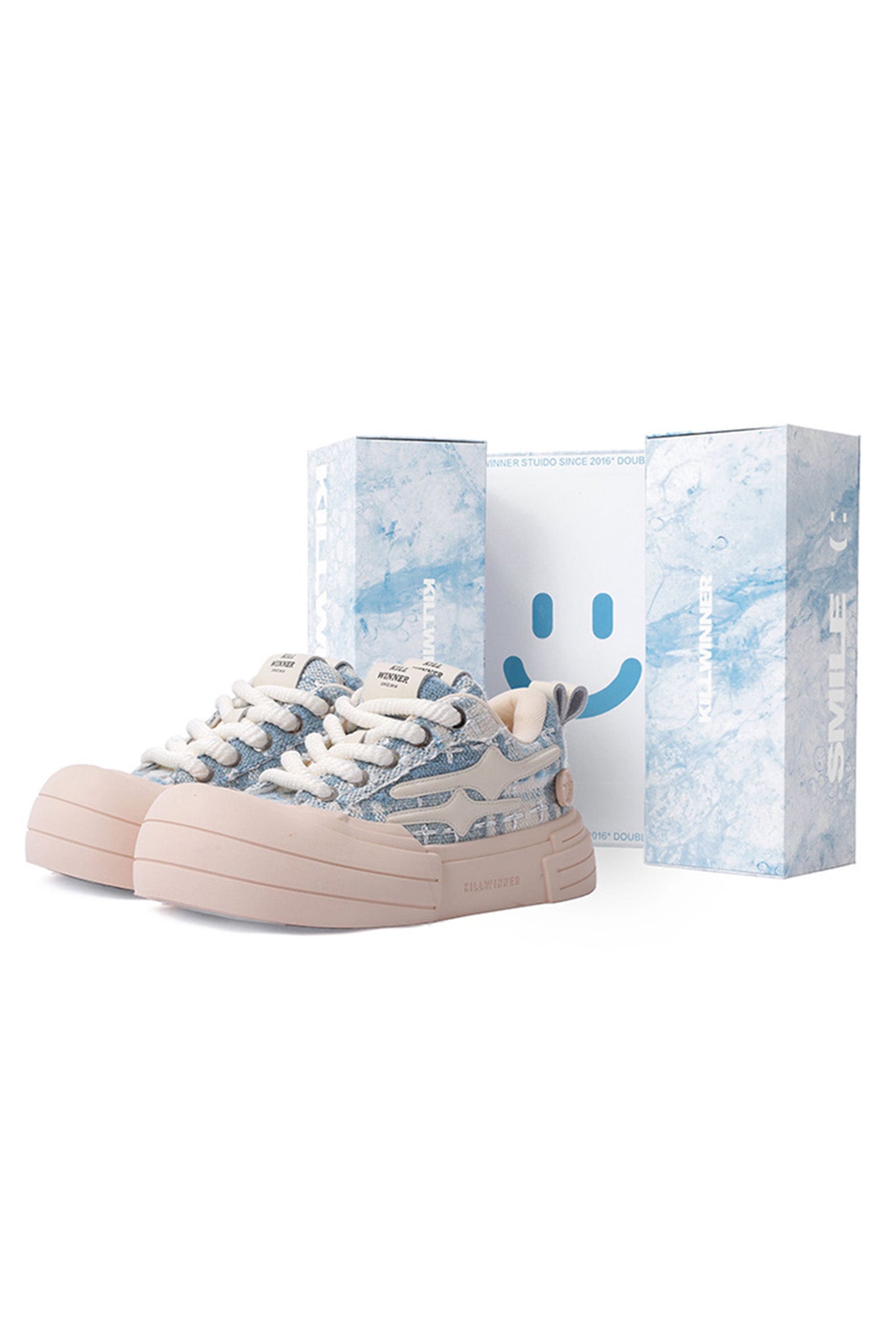 KILLWINNER丨Smile Life Sneaker - Blue - PSYLOS 1, KILLWINNER丨Smile Life Sneaker - Blue, Chunky Sneakers, KILLWINNER•JAPAN, PSYLOS 1