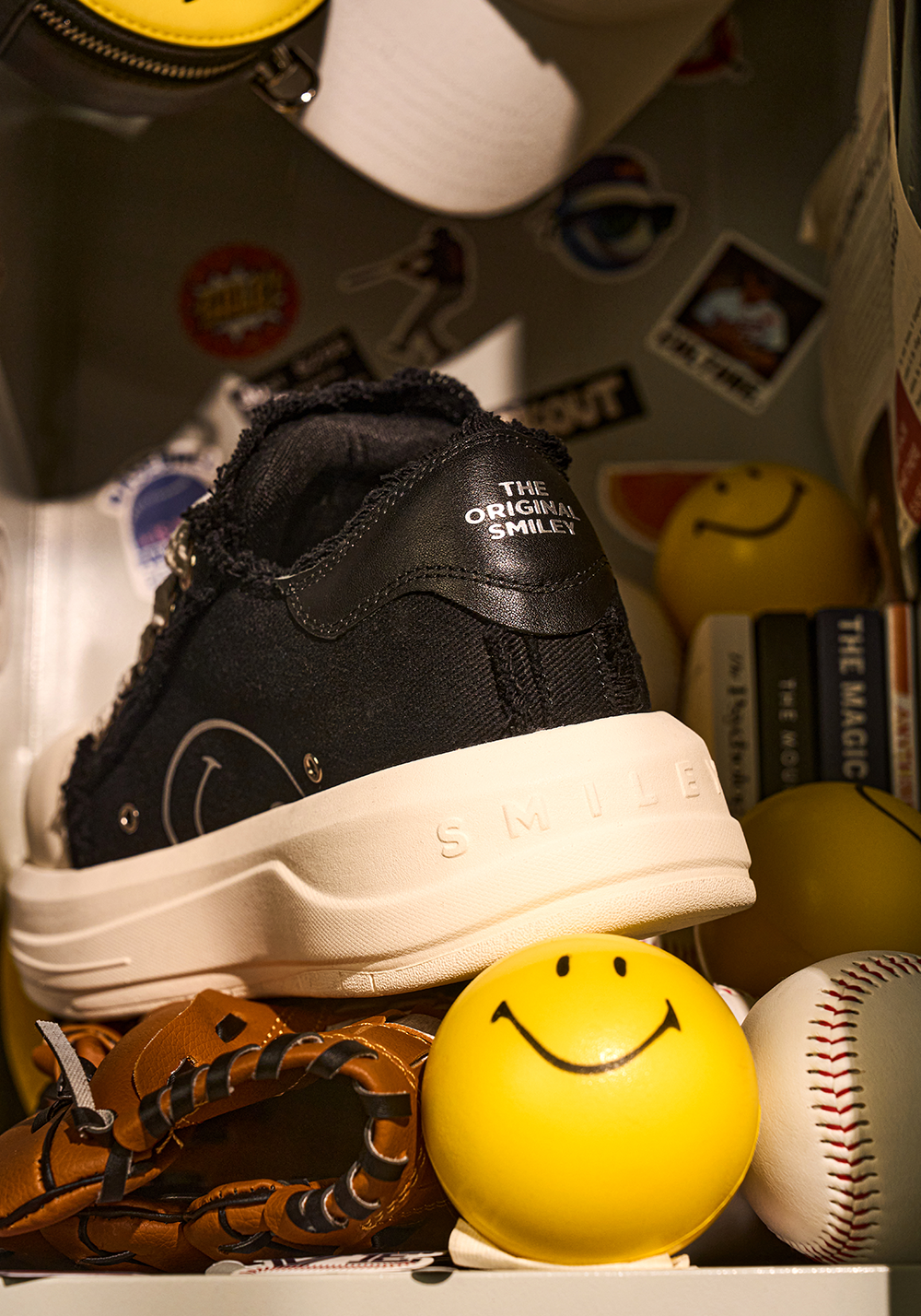 SMILEY丨Beluga Series-Black - PSYLOS 1, SMILEY丨Beluga Series-Black, Chunky Sneakers, SMILEY•JAPAN, PSYLOS 1