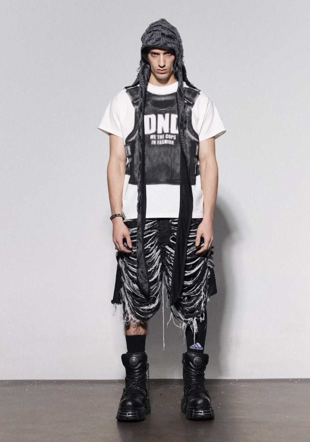 DND4DES丨Slashed Distressed Shorts - PSYLOS 1, DND4DES丨Slashed Distressed Shorts, Shorts, DND4DES•JAPAN, PSYLOS 1