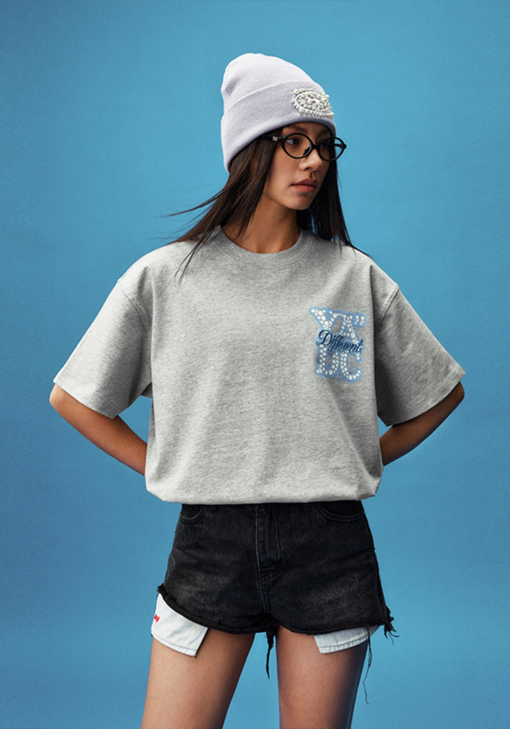 YADcrew丨YADcrew Halo Dot Tee-White - PSYLOS 1, YADcrew丨YADcrew Halo Dot Tee-White, T-Shirt, YADcrew, PSYLOS 1