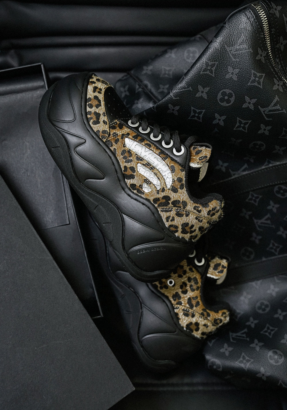 FYSPR丨Leopard Chunky Wave Sneakers - PSYLOS 1, FYSPR丨Leopard Chunky Wave Sneakers, Chunky Sneakers, FYSPR•JAPAN, PSYLOS 1