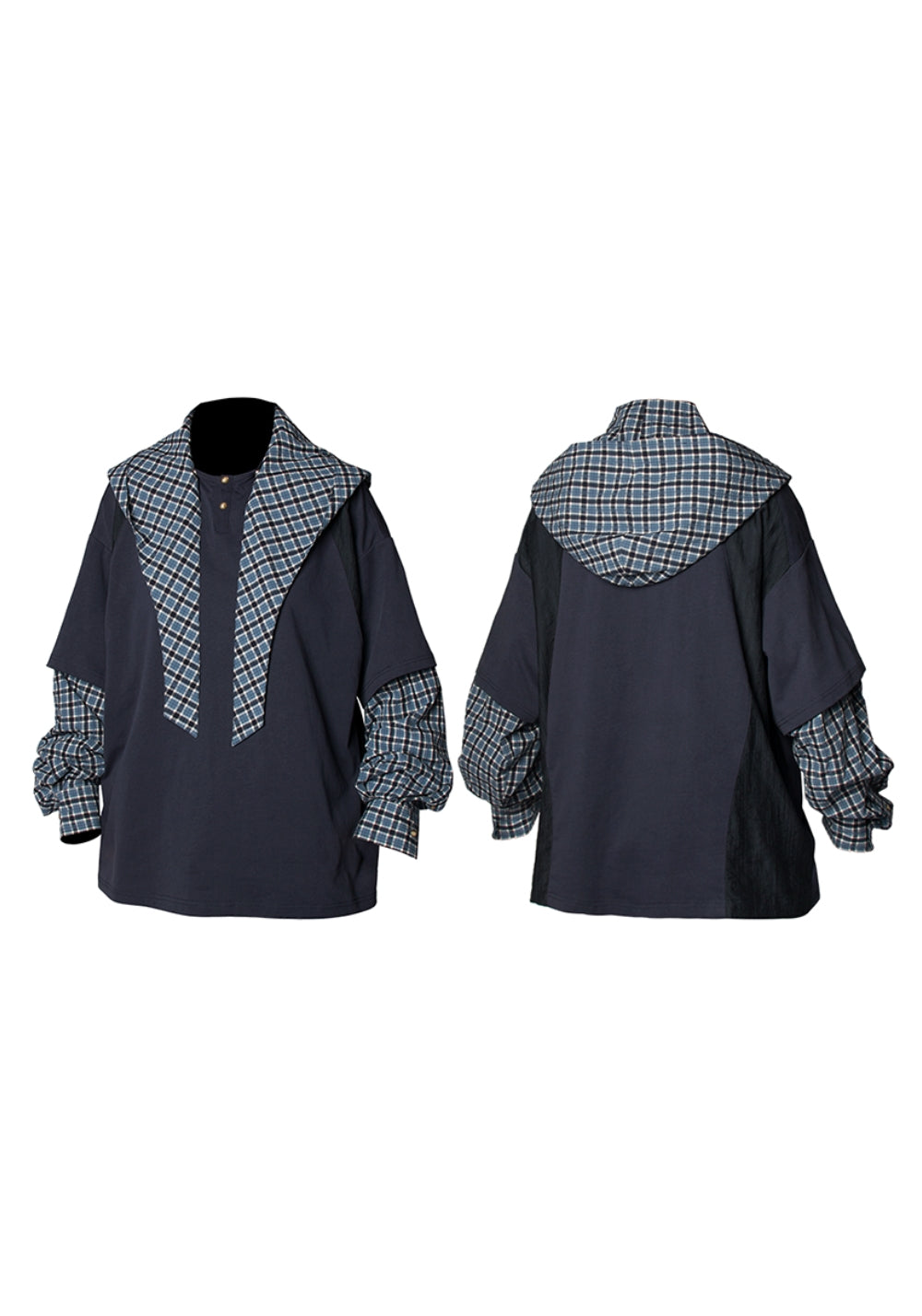 RELABEL丨Textured Detachable Hood Shirt - PSYLOS 1, RELABEL丨Textured Detachable Hood Shirt, Shirt, RELABEL, PSYLOS 1