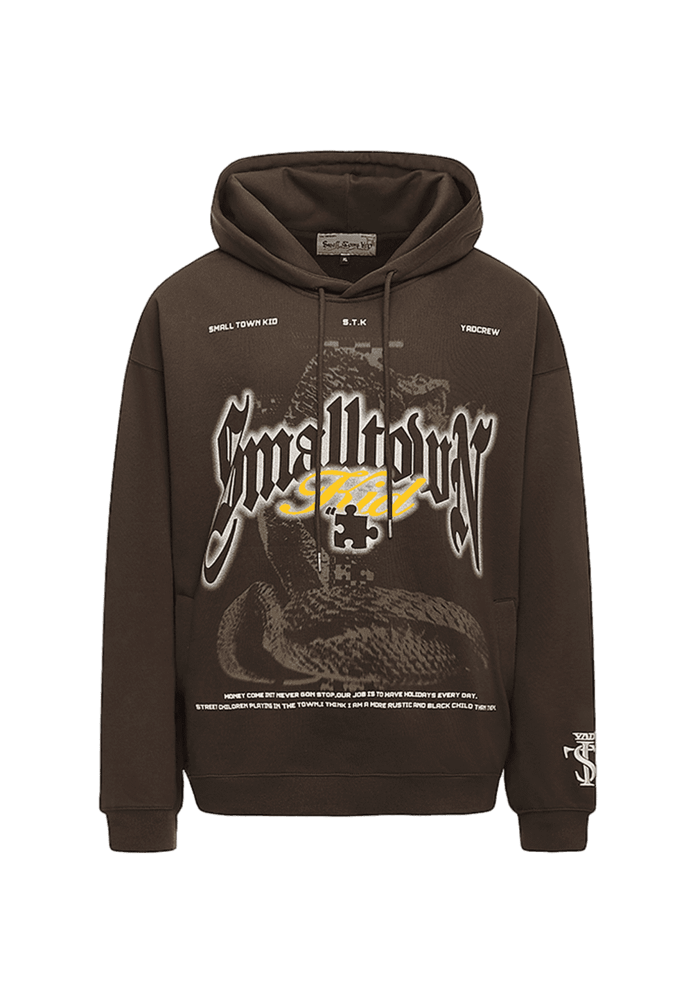 Retro Anaconda Print Hoodie - PSYLOS 1, Retro Anaconda Print Hoodie, Hoodie, Small Town Kid, PSYLOS 1