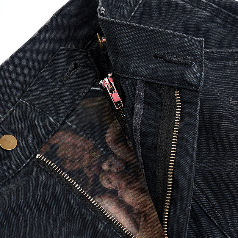 GLACIERBOY丨RAP STAR SERIES Ink Wash Jeans - PSYLOS 1, GLACIERBOY丨RAP STAR SERIES Ink Wash Jeans, Jeans, GLACIERBOY•JAPAN, PSYLOS 1