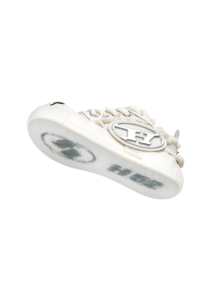 Open Smile Canvas Shoes-White - PSYLOS 1, Open Smile Canvas Shoes-White, Shoes, H52, PSYLOS 1