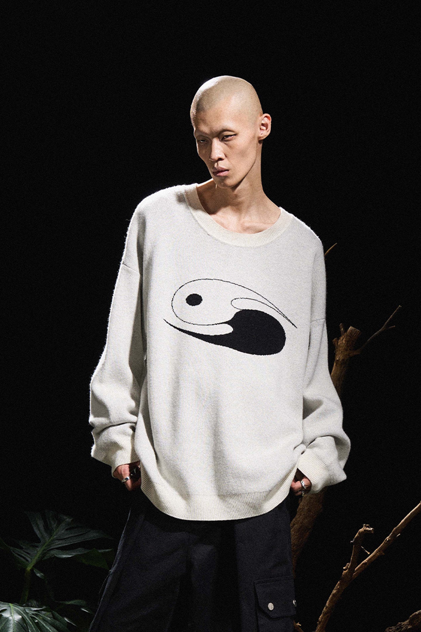 RELABEL丨Transform Tai Chi Oversized Wool Sweater - PSYLOS 1, RELABEL丨Transform Tai Chi Oversized Wool Sweater, Sweater, RELABEL, PSYLOS 1