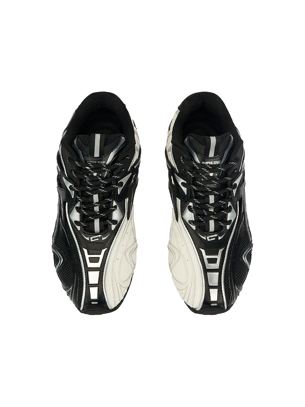 NEXT IMPULSIVE | Black White Techwear German Trainers - PSYLOS 1, NEXT IMPULSIVE | Black White Techwear German Trainers, Retro Trainers, NEXT IMPULSIVE•JAPAN, PSYLOS 1