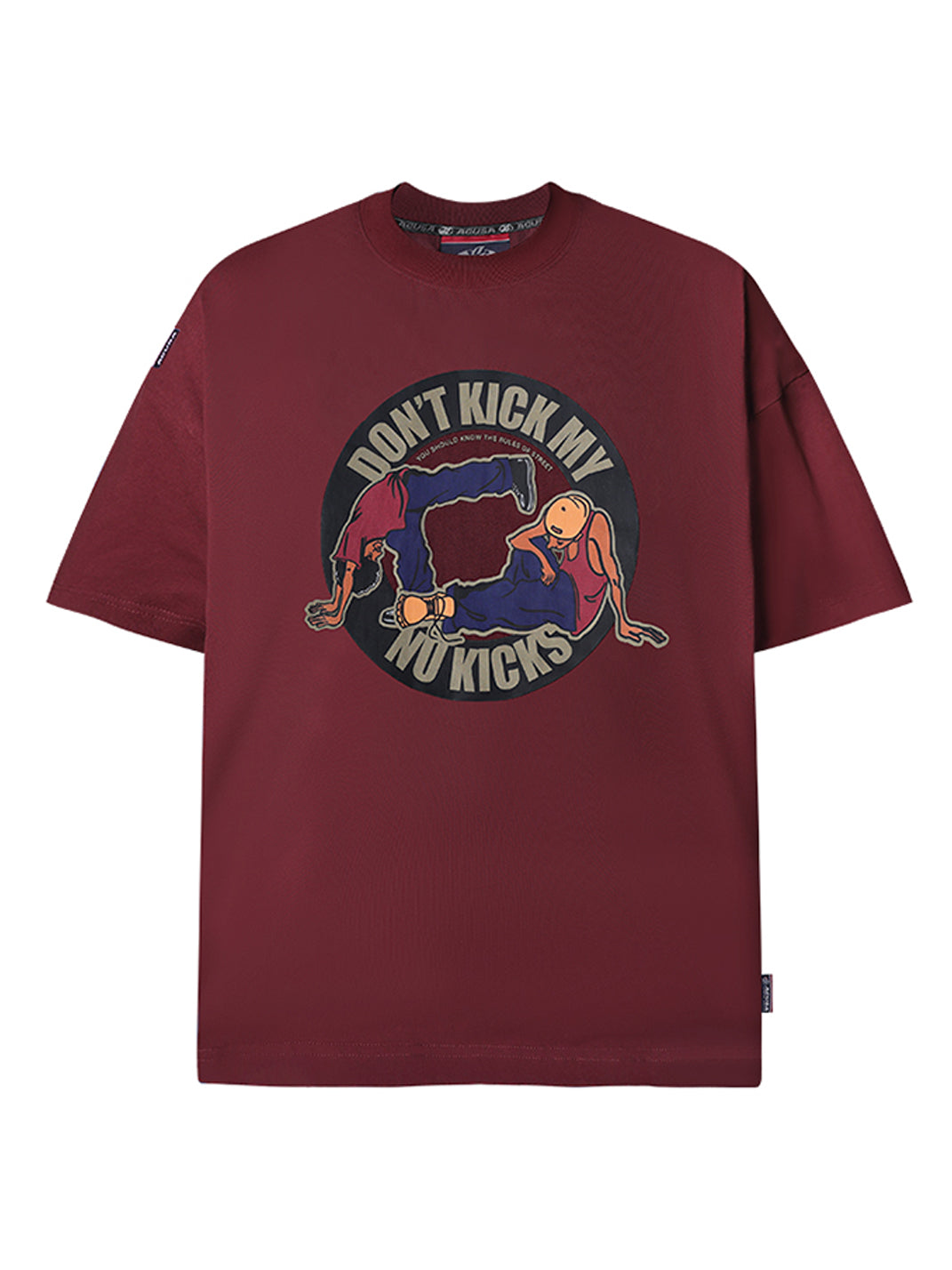 ACUSA | "DON'T KICK MY KICKS" Oversized Cotton Tee - PSYLOS 1, ACUSA | "DON'T KICK MY KICKS" Oversized Cotton Tee, Tops, ACUSA, PSYLOS 1