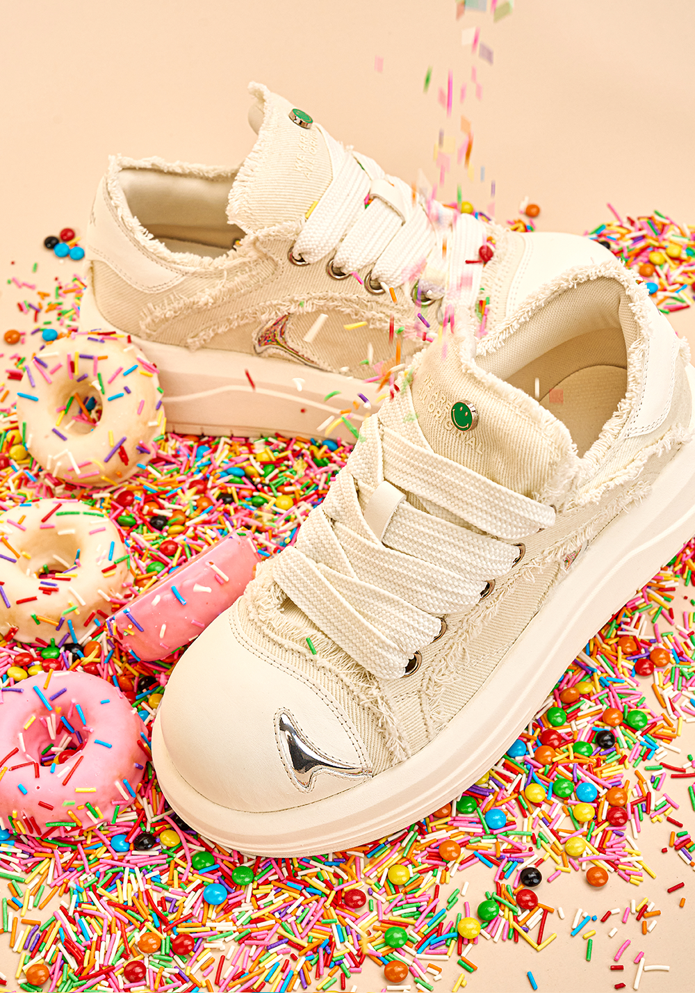 SMILEY丨Beluga Series-White - PSYLOS 1, SMILEY丨Beluga Series-White, Chunky Sneakers, SMILEY•JAPAN, PSYLOS 1