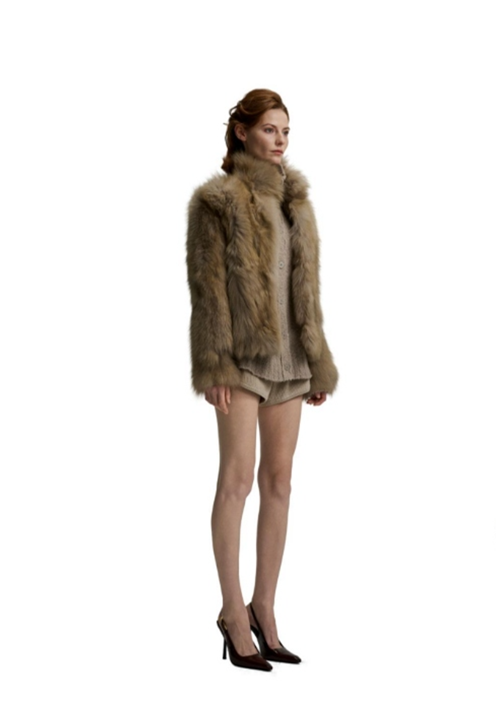 Tricolor Fox Fur Couture Collection