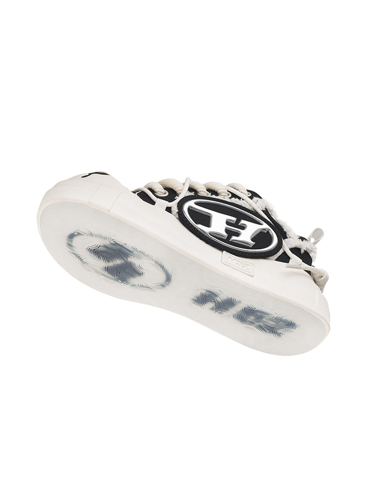 Open Smile Canvas Shoes-Black - PSYLOS 1, Open Smile Canvas Shoes-Black, Shoes, H52, PSYLOS 1