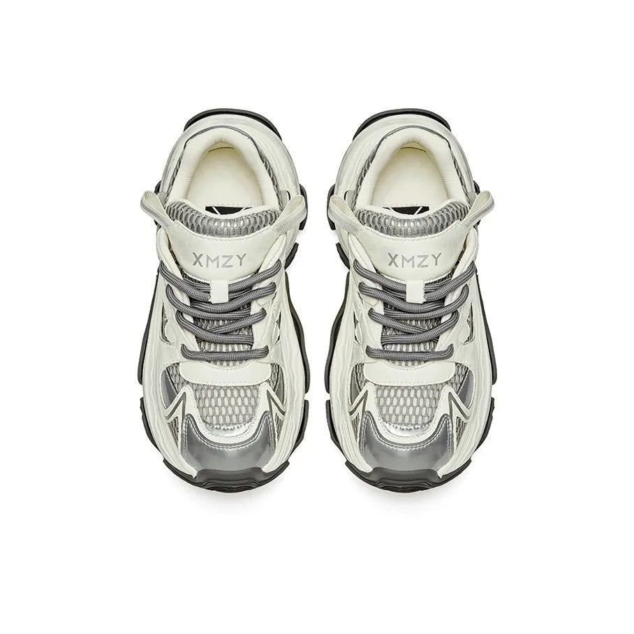 XMZY | Breathable Chunky Sneakers-Black&White - PSYLOS 1, XMZY | Breathable Chunky Sneakers-Black&White, Chunky Sneakers, XMZY•JAPAN, PSYLOS 1
