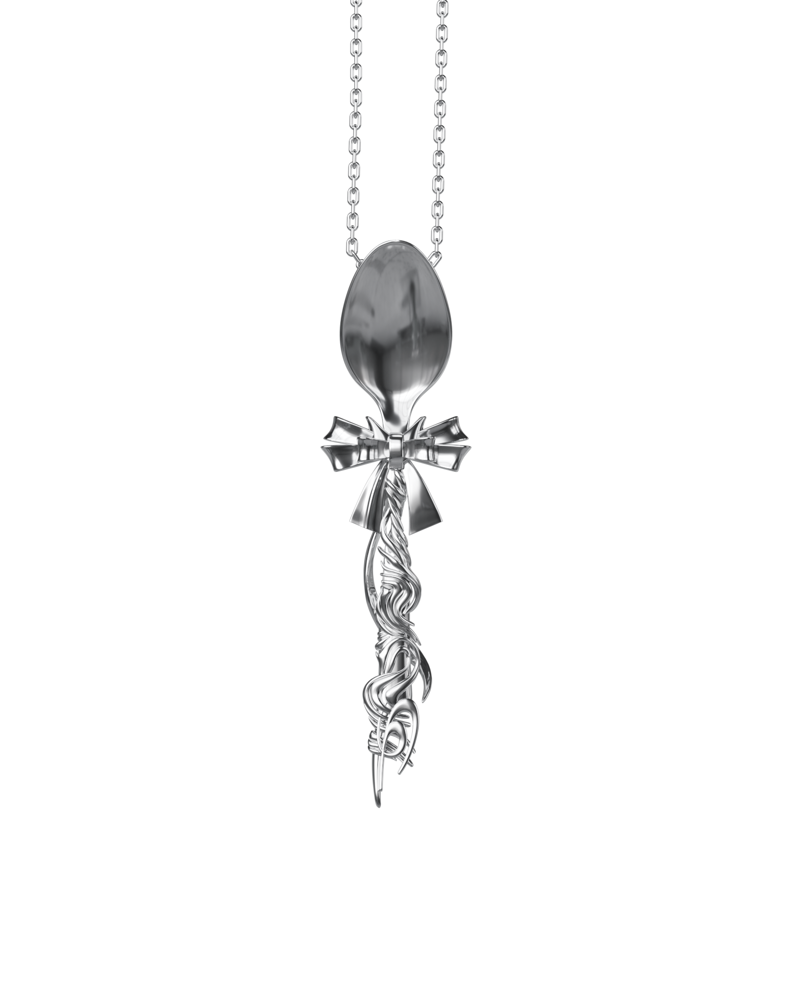 TORNADOSONG丨Spoon Necklace -Bow - PSYLOS 1, TORNADOSONG丨Spoon Necklace -Bow, Accessories, TORNADOSONG, PSYLOS 1