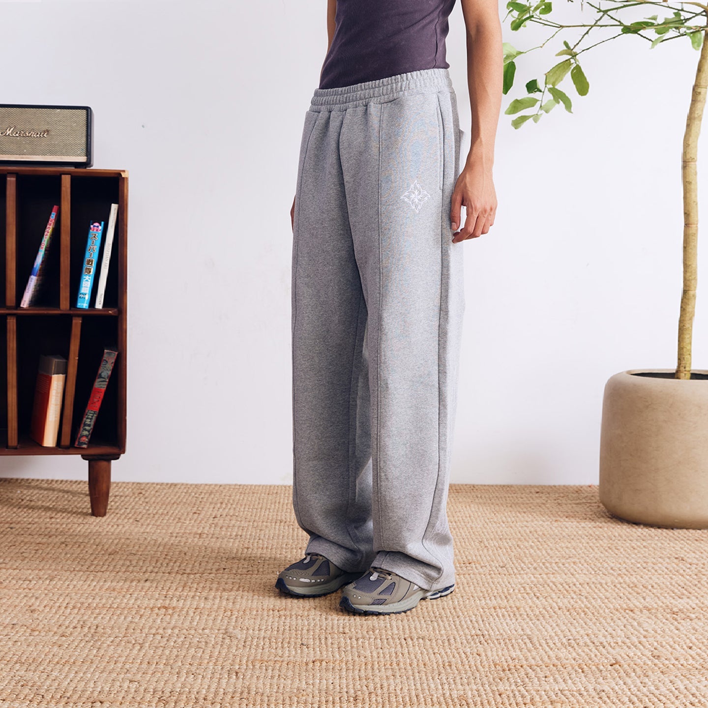 BURNIN Flame Darts Fire Embroidery Casual Sports Pants - PSYLOS 1, BURNIN Flame Darts Fire Embroidery Casual Sports Pants, Pants, Burnin, PSYLOS 1