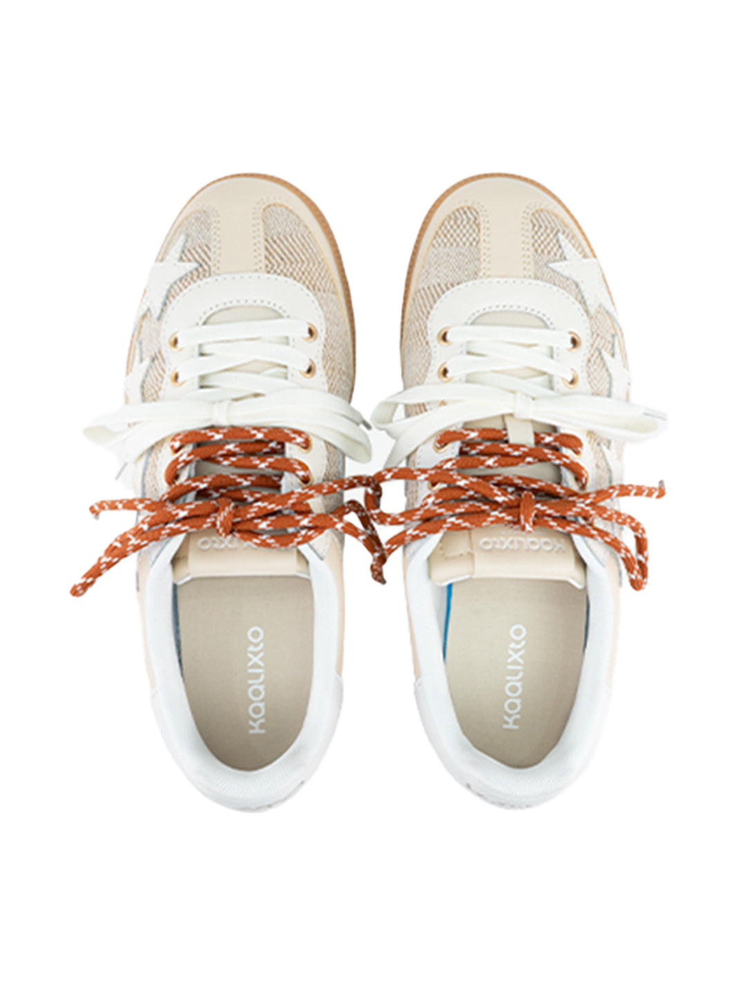 KAALIXTO | Classic Star Trainer Breathable Casual Shoes-Beige - PSYLOS 1, KAALIXTO | Classic Star Trainer Breathable Casual Shoes-Beige, Retro Trainers, KAALIXTO•JAPAN, PSYLOS 1