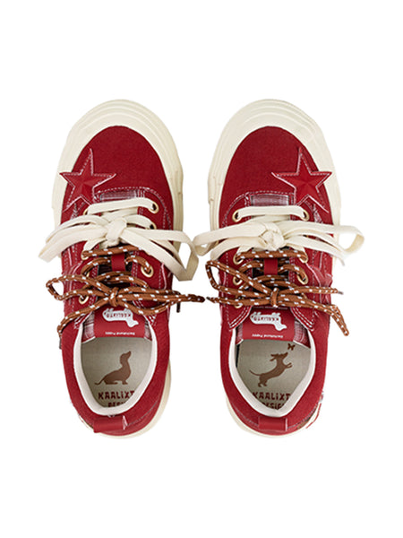KAALIXTO | Dachshund Star Canvas Platform Sneakers - PSYLOS 1, KAALIXTO | Dachshund Star Canvas Platform Sneakers, Skate Shoes, KAALIXTO•JAPAN, PSYLOS 1