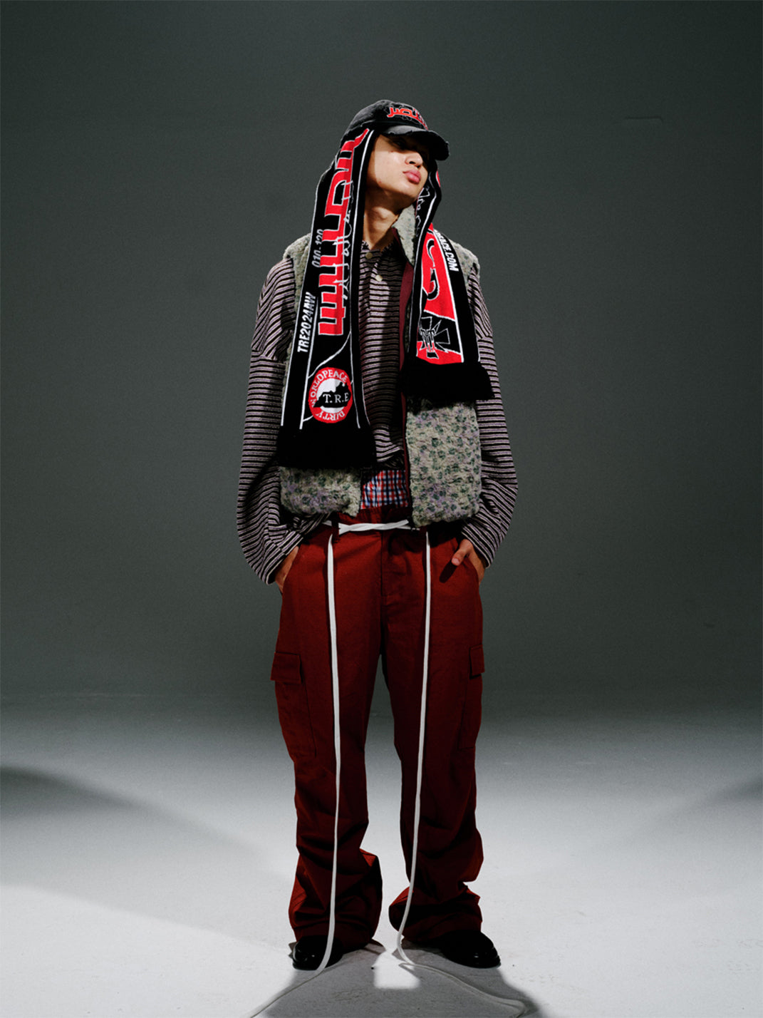 TREclub | Floral Leopard Print Reversible Vest - PSYLOS 1, TREclub | Floral Leopard Print Reversible Vest, Vest, TREclub•JAPAN, PSYLOS 1