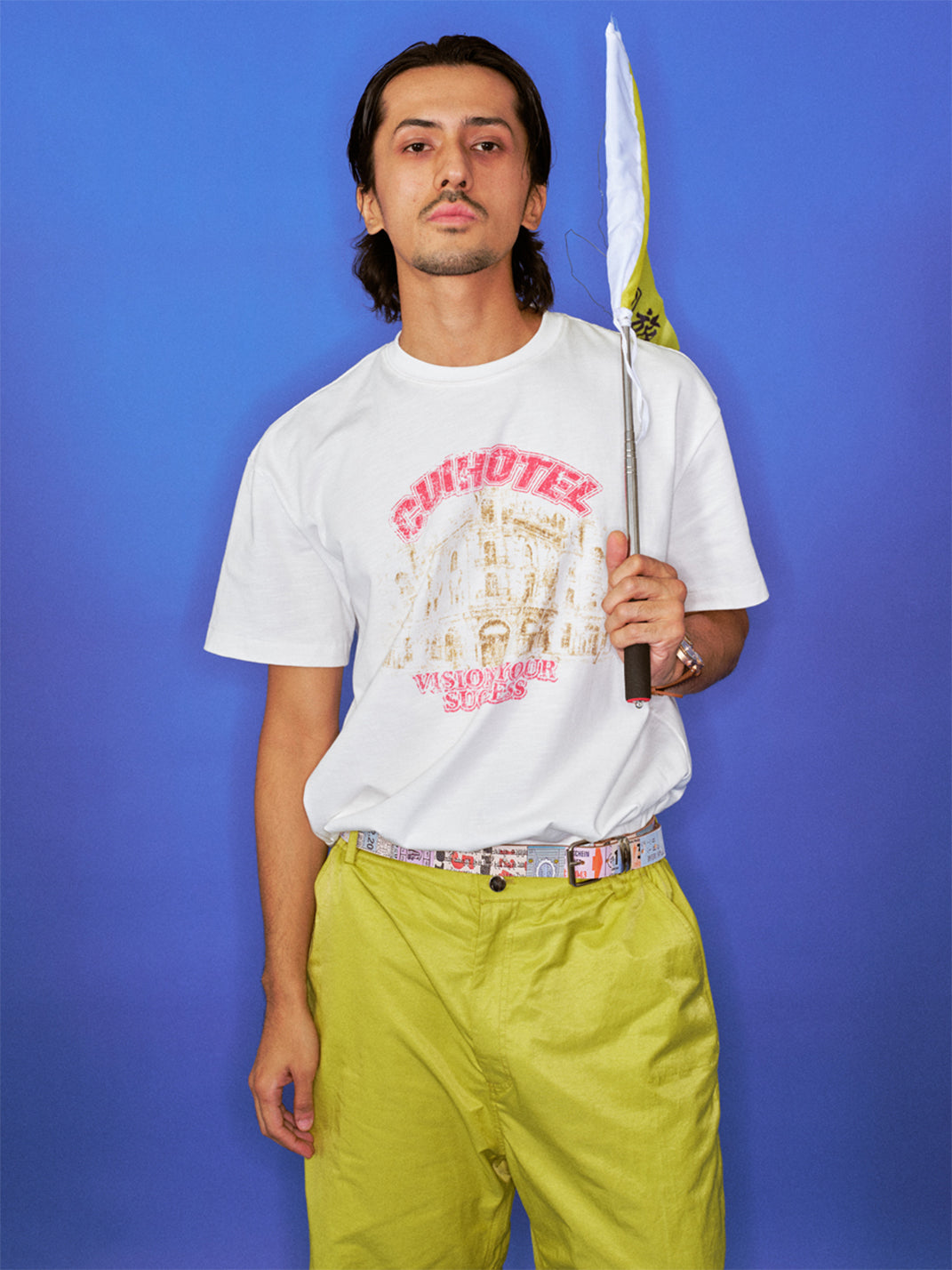 TREclub | Retro Pink Graphic Short Sleeve Top - PSYLOS 1, TREclub | Retro Pink Graphic Short Sleeve Top, T-Shirt, TREclub•JAPAN, PSYLOS 1