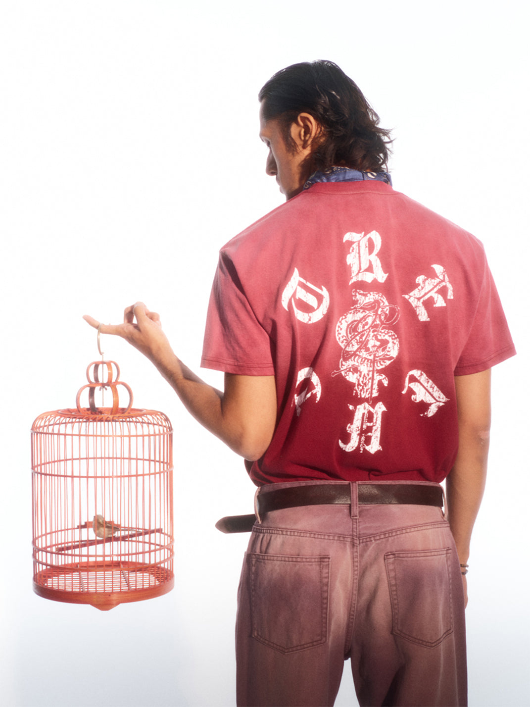 TREclub | Red Gradient Yin Yang Graphic Tee - PSYLOS 1, TREclub | Red Gradient Yin Yang Graphic Tee, T-Shirt, TREclub•JAPAN, PSYLOS 1