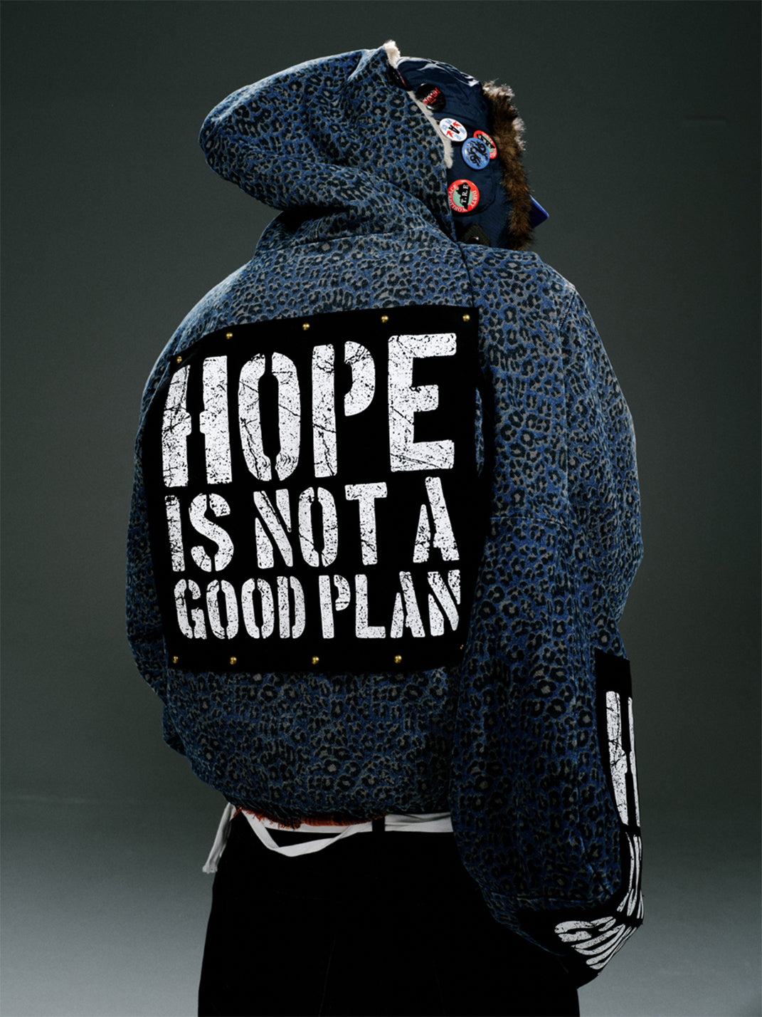 TREclub | Leopard Patch Aviator Jacket - PSYLOS 1, TREclub | Leopard Patch Aviator Jacket, Jackets, TREclub•JAPAN, PSYLOS 1