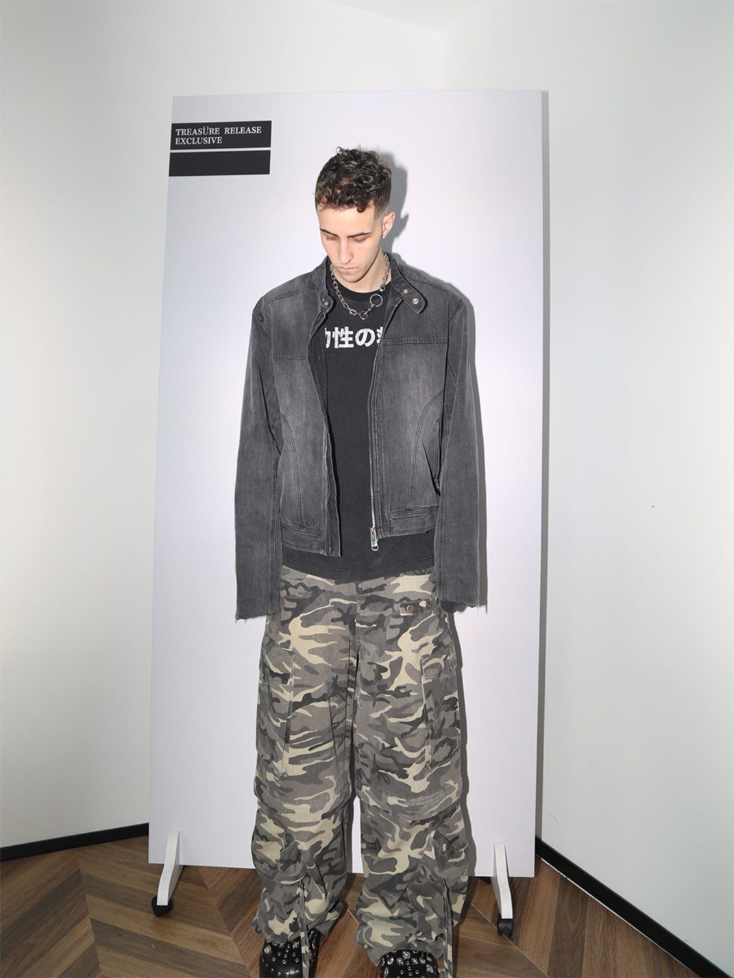 TREclub | Washed Denim Overshirt Jacket - PSYLOS 1, TREclub | Washed Denim Overshirt Jacket, Jackets, TREclub•JAPAN, PSYLOS 1