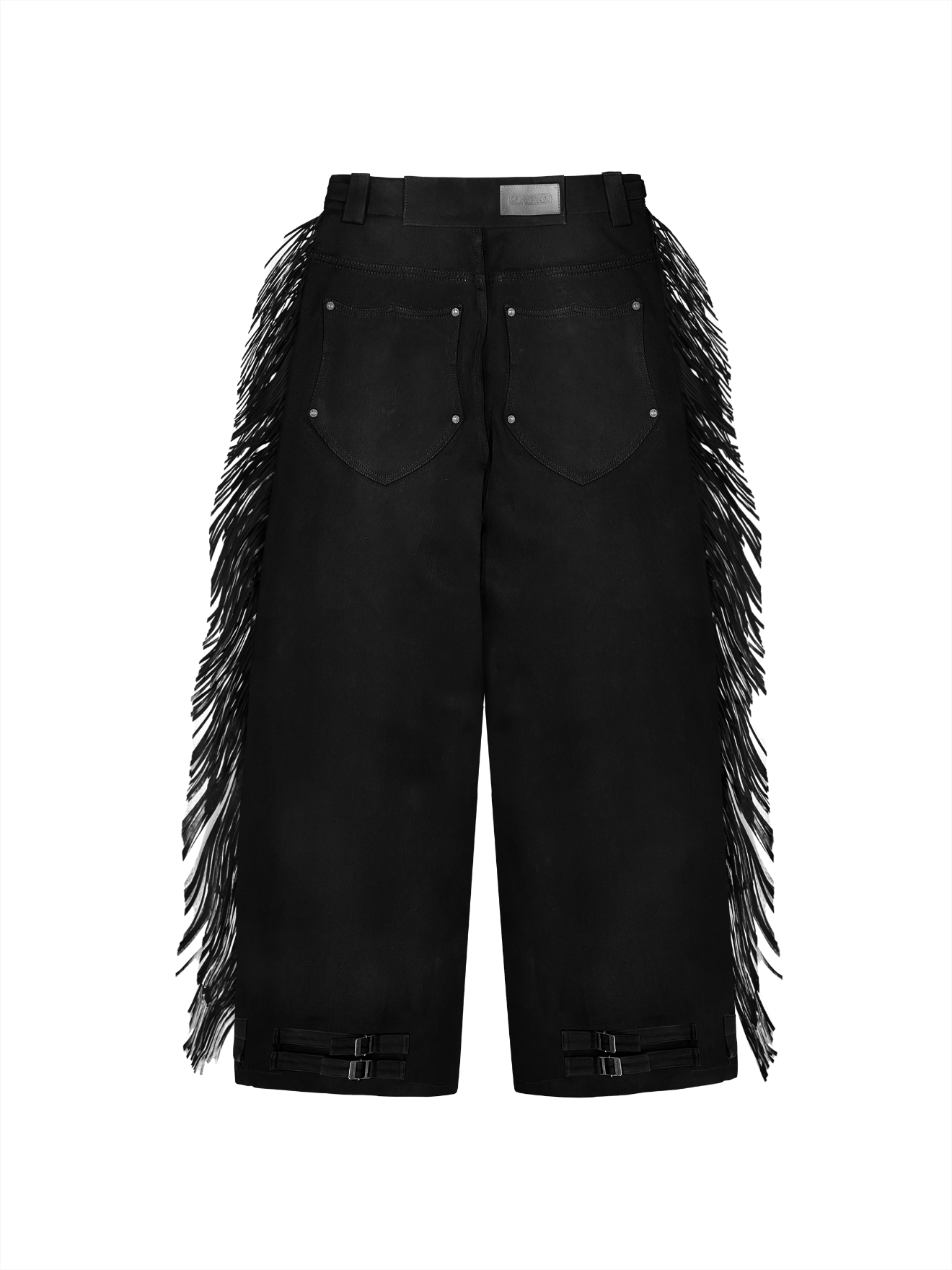 Mane Tassel Denim Trousers