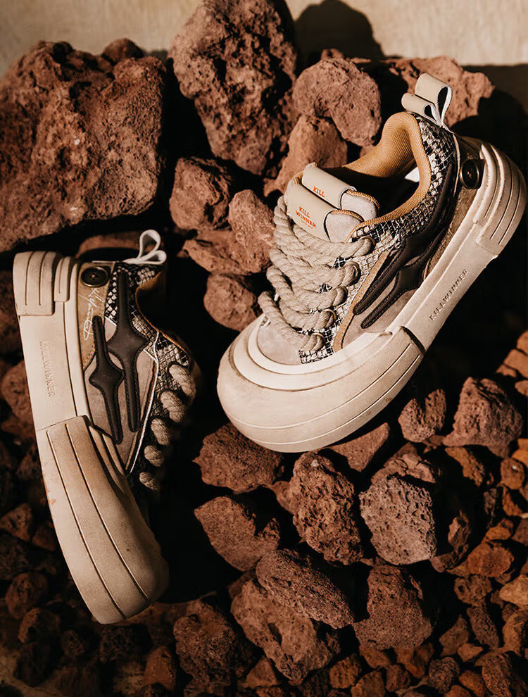 KILLWINNER丨Smile Life Sneaker - Brown - PSYLOS 1, KILLWINNER丨Smile Life Sneaker - Brown, Chunky Sneakers, KILLWINNER•JAPAN, PSYLOS 1