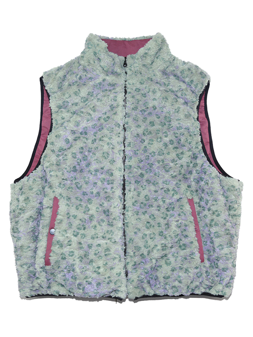 TREclub | Floral Leopard Print Reversible Vest - PSYLOS 1, TREclub | Floral Leopard Print Reversible Vest, Vest, TREclub•JAPAN, PSYLOS 1