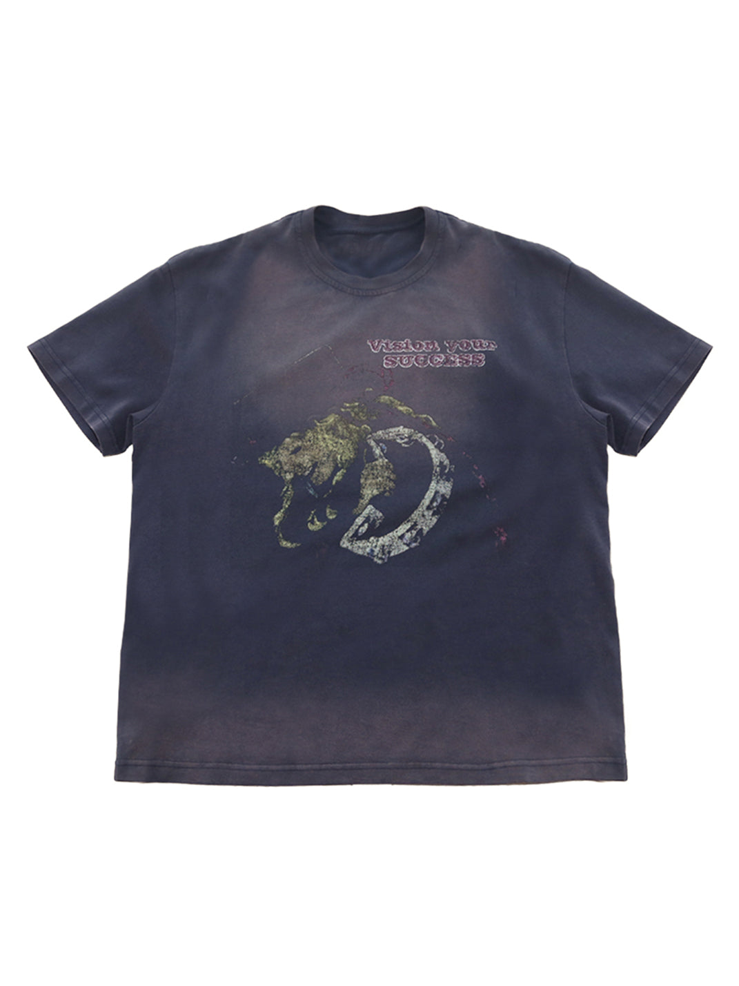 TREclub | Washed Blue Graphic T-Shirt - PSYLOS 1, TREclub | Washed Blue Graphic T-Shirt, T-Shirt, TREclub•JAPAN, PSYLOS 1