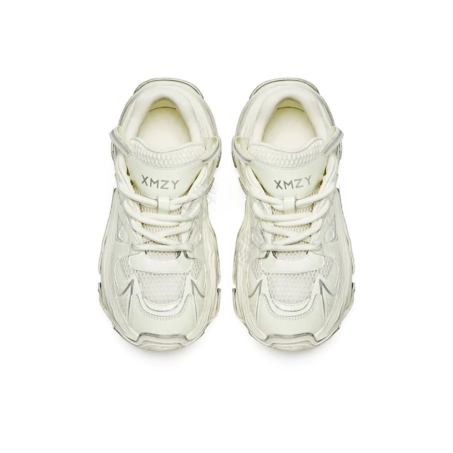 XMZY | Breathable Chunky Sneakers-White - PSYLOS 1, XMZY | Breathable Chunky Sneakers-White, Chunky Sneakers, XMZY•JAPAN, PSYLOS 1