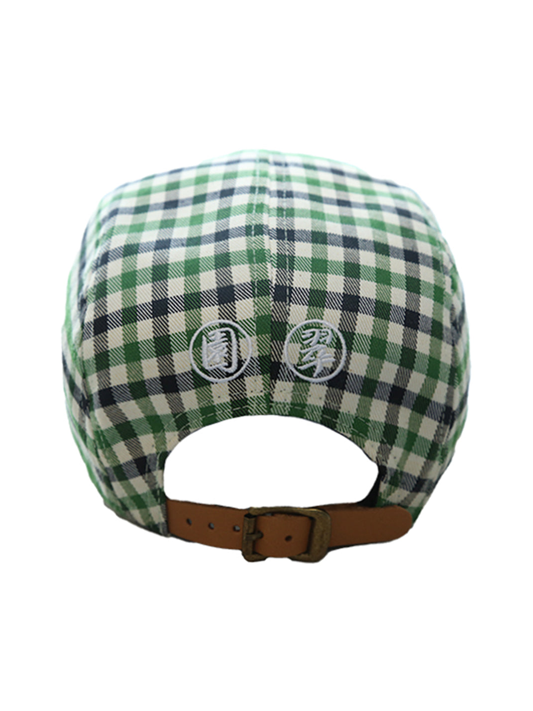TREclub | Green Plaid Embroidered Five-Panel Cap - PSYLOS 1, TREclub | Green Plaid Embroidered Five-Panel Cap, cap, TREclub•JAPAN, PSYLOS 1