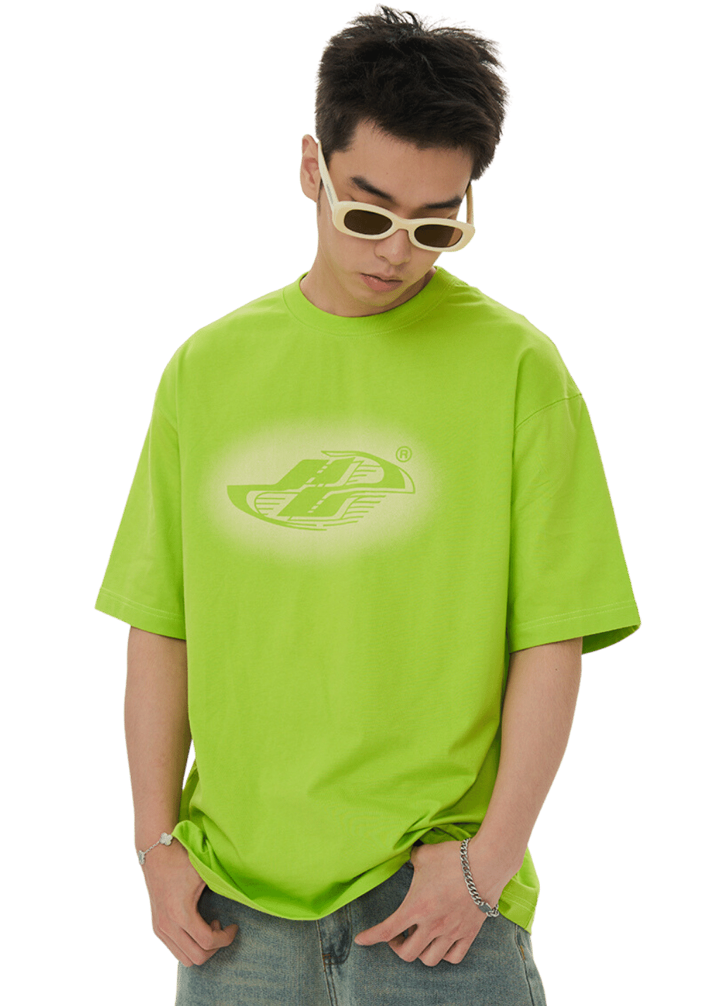 Inkjet Gradient Pattern T-Shirt - PSYLOS 1, Inkjet Gradient Pattern T-Shirt, T-Shirt, HARSH AND CRUEL, PSYLOS 1